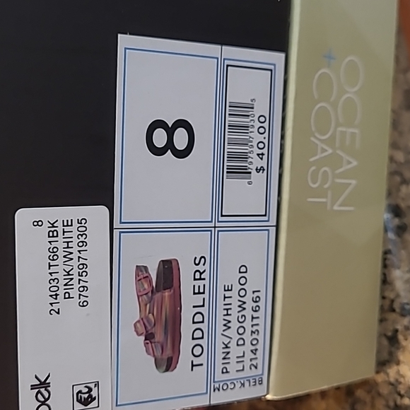 Pink stripped sandals - Picture 3 of 3